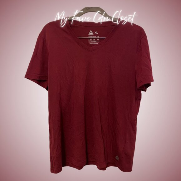 Burgundy Reebok Supremium Tee Ladies XL - Picture 1 of 3